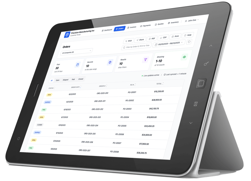 Customer portals